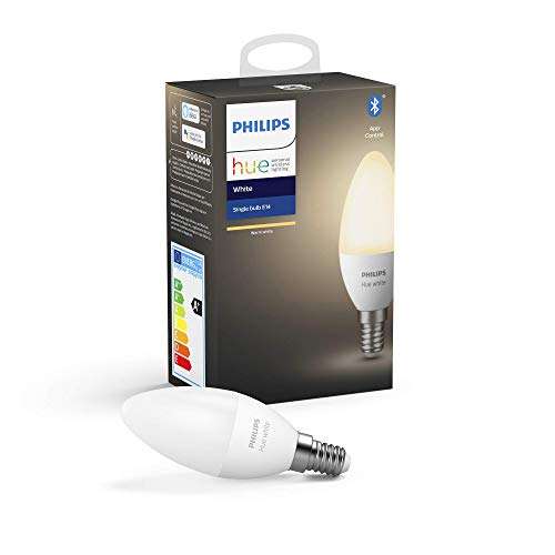 Żarówka Philips Lighting Hue Biała igniazdo E14, ściemnialna, ciepłe światło, 1 sztuka €7,67