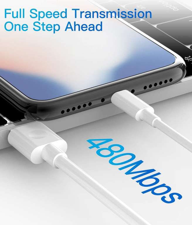 [amazon.pl] Quntis Kabel USB A do Lightning iPhone | certyfikat MFi | 3 szt. | 2 m