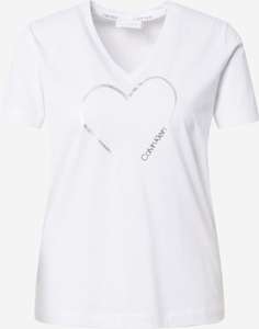 Calvin Klein Koszulka 'VALENTINES' w kolorze Biały