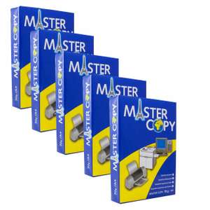 5 x Papier biurowy Master Copy format A4 70g (2500 arkuszy) (okazja Smart!) (13,20zl za ryze!)