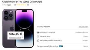 Apple iPhone 14 Pro 128 Deep Purple