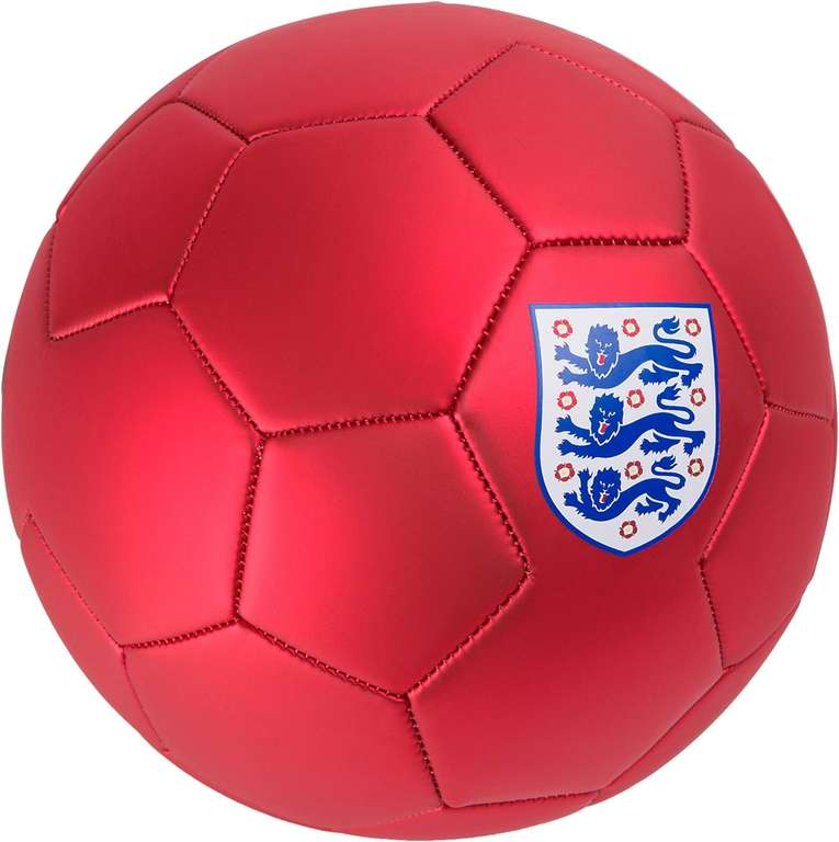 Piłka nożna Mitre Anglia piłka nożna, miękka w dotyku, niezwykle trwała, pokaż swoje wsparcie, piłka, czerwony/biały