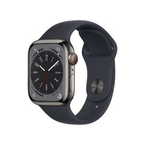 Apple Watch Series 8 GPS + Cellular 41mm ze stali nierdzewnej w kolorze mocnego grafitu (do wyboru raty 10x0%)