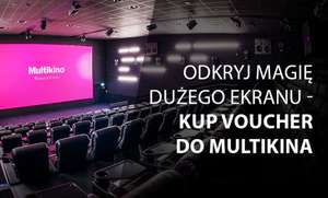 Bilety na dowolny film 2D/3D w kinach sieci Multikino w całej Polsce od 15,90zl