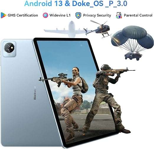 Tablet Blackview Tab 70 4/64 GB (Android 13, WiFi 6, 10,1 cala) @ Amazon