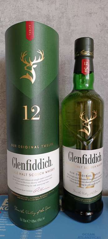 Whisky Glenfiddich 12YO 700ml w ABC