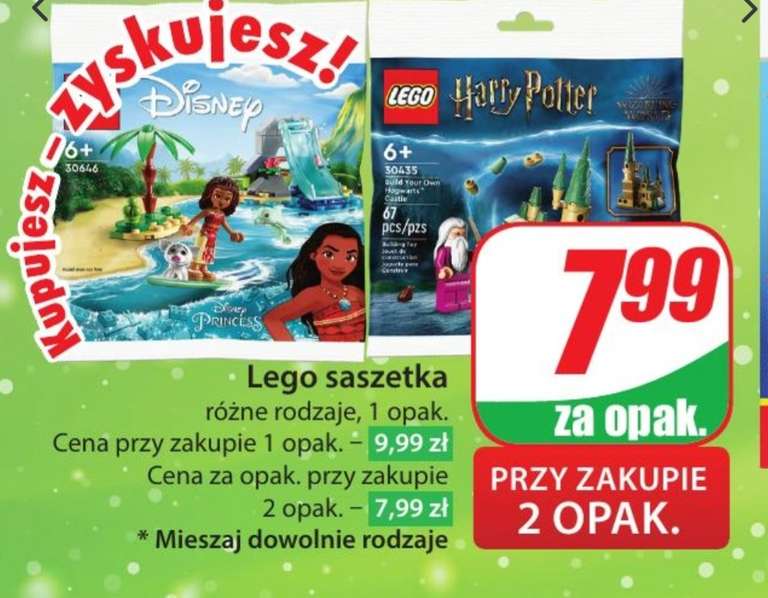 Saszetki / Polybagi LEGO - Dino - przy zakupie dwóch 7.99