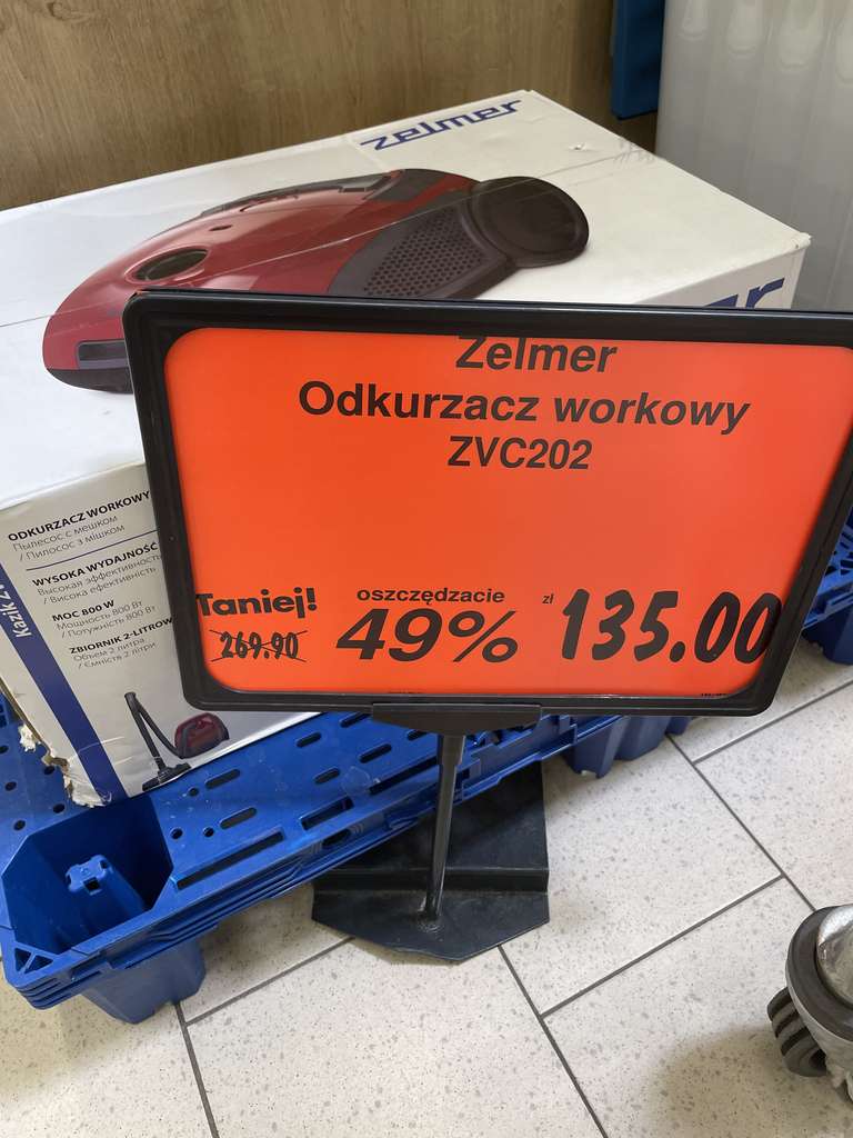 Odkurzacz workowy Zelmer ZVC202