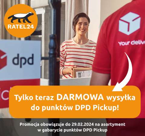 Darmowa dostawa DPD Pickup. ratel24.pl MWZ 1zl