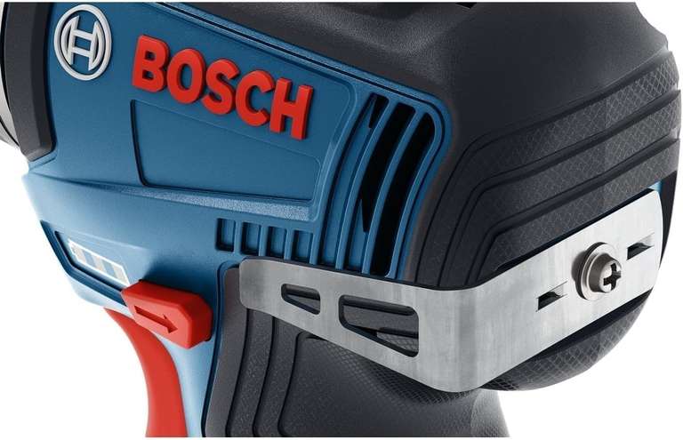 Bosch Professional system 12V: akumulatorowa wiertarko-wkrętarka GSR 12V-35 FC (4 wymienne uchwyty FlexiClick, walizka L-BOXX)