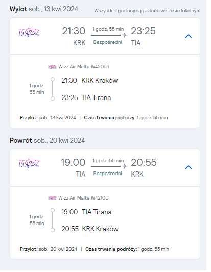 ALBANIA na tydzień za 359 zł/os. W cenie loty z Krakowa i wynajem auta na cały okres.( KWIECIEŃ 2024 )+ propozycje atrakcji