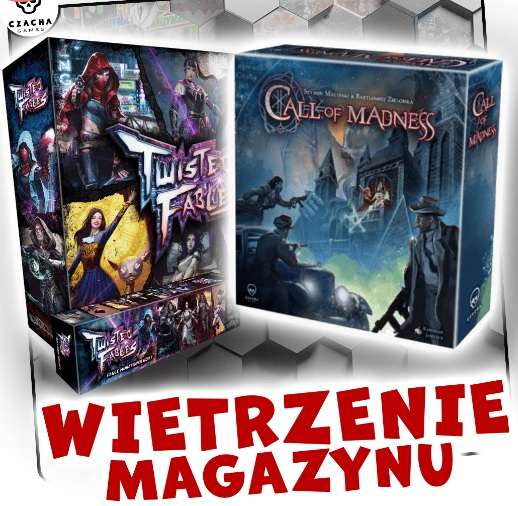 Zestaw gier planszowych Twisted Fables + Call of Madness Czacha Games
