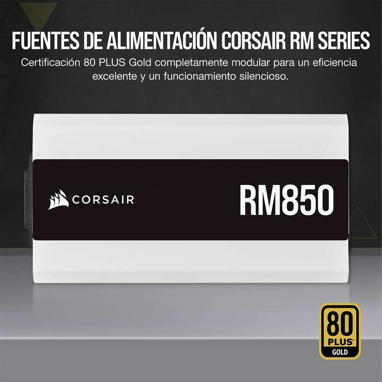 Zasilacz Corsair RM850 2021, seria RM, w pełni modułowy ATX 850W 80 Plus Gold