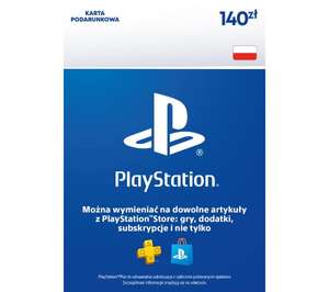 PSN karta 140 PLN - Doładowanie PlayStation Network - PS Store