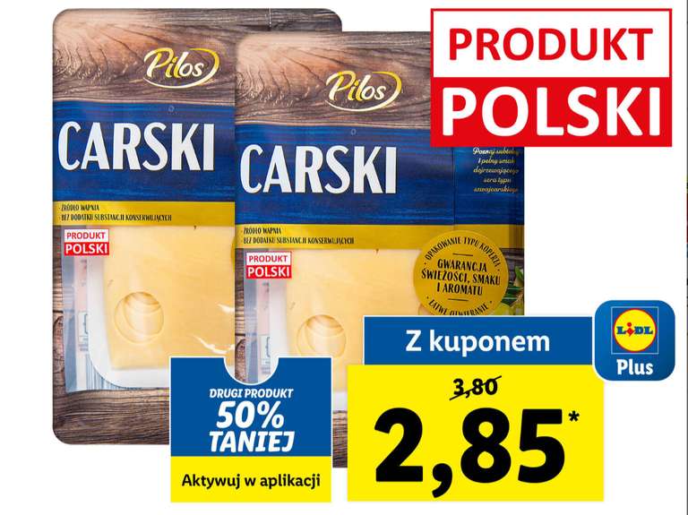 PILOS Polski ser carski (z kuponem przy zakupie 2)