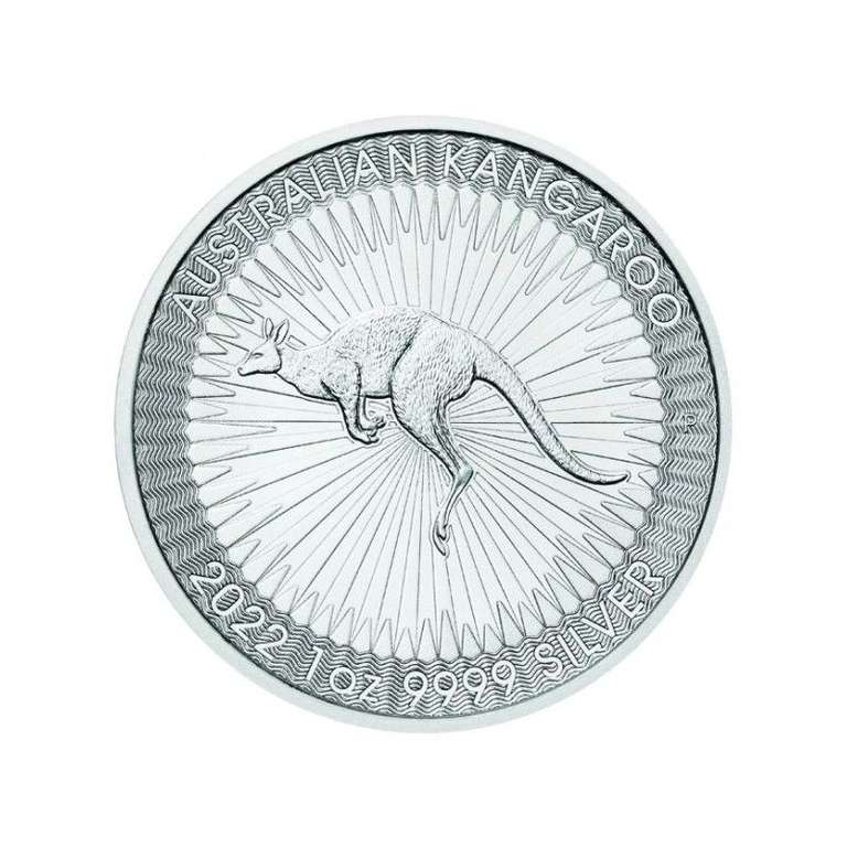 Uncja srebra 1oz australijski kangur (min. ilość zamówienia - 5szt., całkowita kwota 545zł/5szt.)