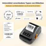 SUPVAN T50MPro drukarka etykiet, Bluetooth, kompatybilna z telefonami iOS i Android - 22,94€