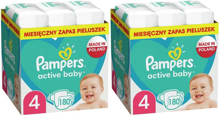 Pampers Active Baby 4 - 360 szt.