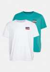 Levi's Plus 2 PACK - męskie t-shirty basic, 100% bawełna, duże rozmiary @Lounge by Zalando