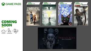 PC / Xbox Game Pass Maj: Little Kitty Big City, Senua's Saga: Hellblade 2, Brothers: A Tale of Two Sons (Remake), Tomb Raider i więcej..