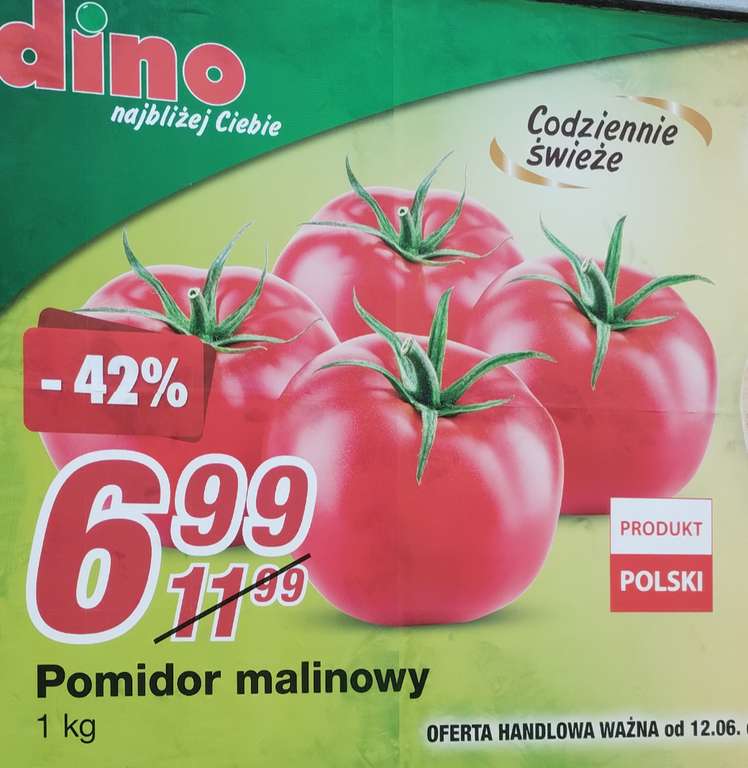 Pomidory malinowe 1kg @Dino