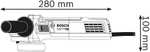 Szlifierka kątowa GWS 880 Bosch Professional (880 W, Ø tarczy: 125 mm, prędkość obrotowa bez obciążenia: 11 000 min–1, opakowanie kartonowe)