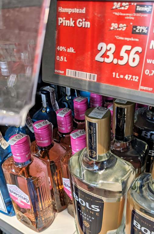 Hampstead Pink Gin 0.5 40% Lidl