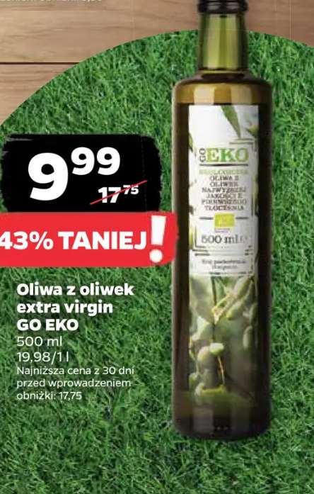 Oliwa z oliwek extra virgin go eko 500ml - NETTO