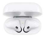 Słuchawki Apple AirPods 2 gen. MV7N2ZM/A (etui ładujące, łącznie nawet 24h pracy) @ Media Markt
