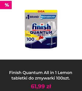 Finish Quantum All in 1 Lemon tabletki do zmywarki 100 szt