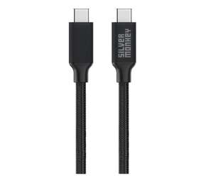 Kabel USB-C Silver Monkey (USB 3.2 Gen. 1 (USB 3.0/3.1 Gen. 1), 1 metr, 60W, w oplocie)