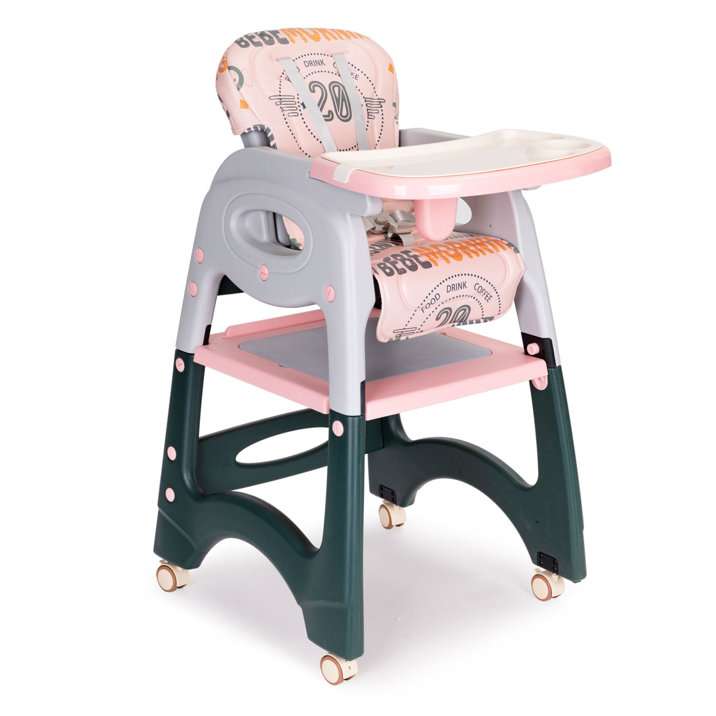 Krzesełko do karmienia 2w1 fotelik i stolik dla dzieci
