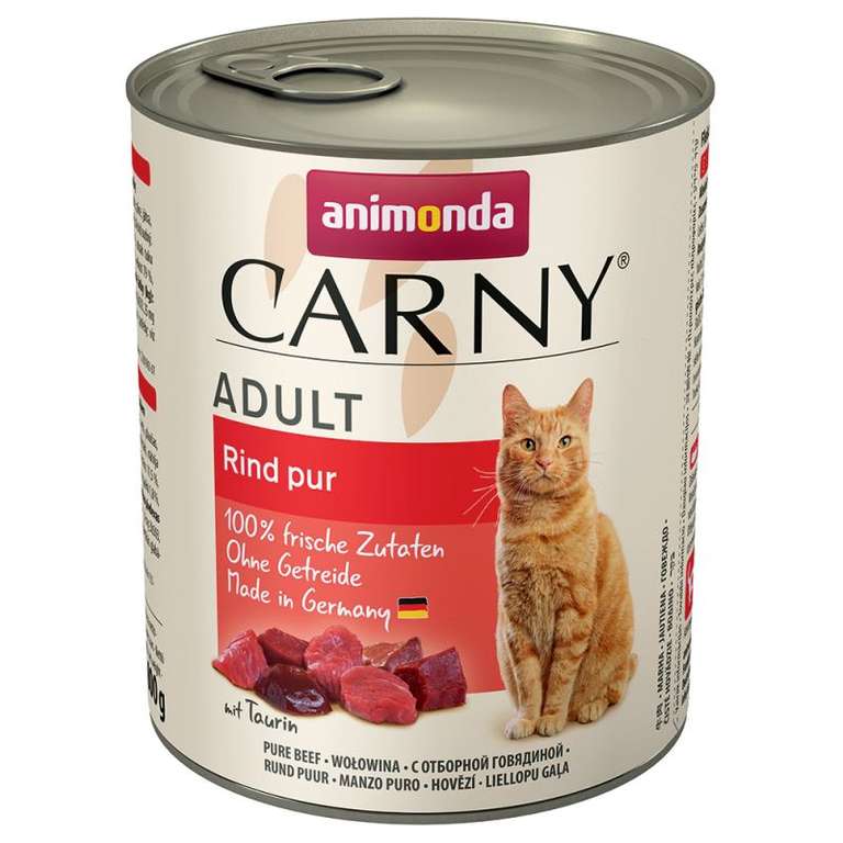 Pakiet 12 x 800 g karmy dla kotów Animonda Carny Adult (różne smaki/mieszane) + darmowa dostawa @ Zooplus