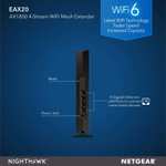 NETGEAR~ dwuzakresowy wzmacniacz WiFi 6 Mesh Extender, 1,8 Gb/s