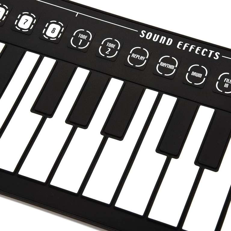 Zwijana klawiatura elektroniczna (pianino w rolce 49 kl.)-kupon -7%