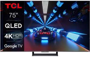 Telewizor TCL 75C735 75" QLED 4K 144Hz Google TV Dolby Atmos Dolby Vision