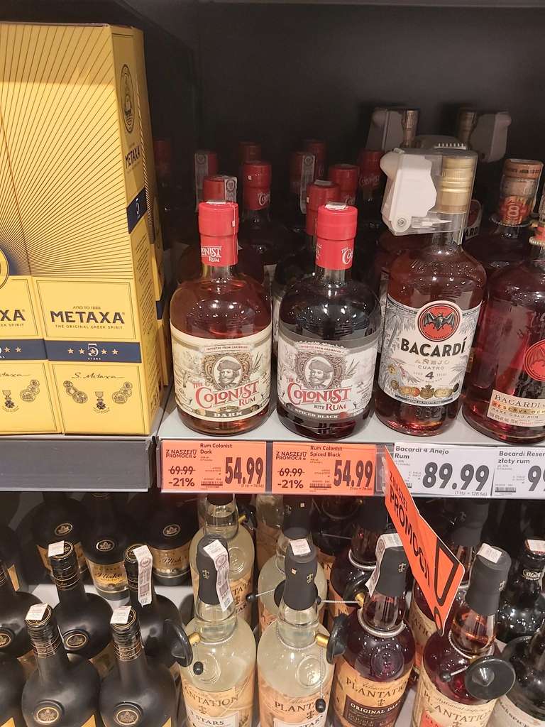 Rum Colonist dwie wersje 0,7l
