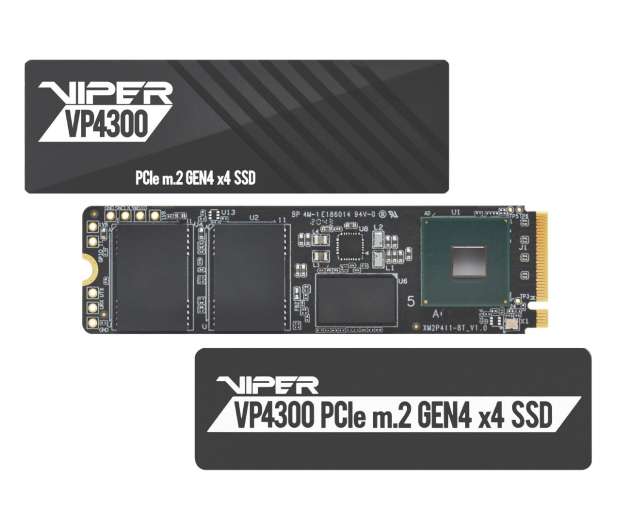 Dysk SSD Patriot 2TB M.2 PCIe Gen4 NVMe Viper VP4300 do komputera stacjonarnego