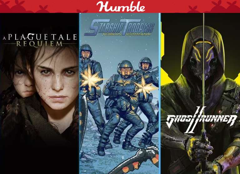 Humble Choice - Lipiec: 8 gier (PC, Steam) m.in. A Plague Tale Requiem, Ghostrunner 2, Starship Troopers: Terran Command i więcej..