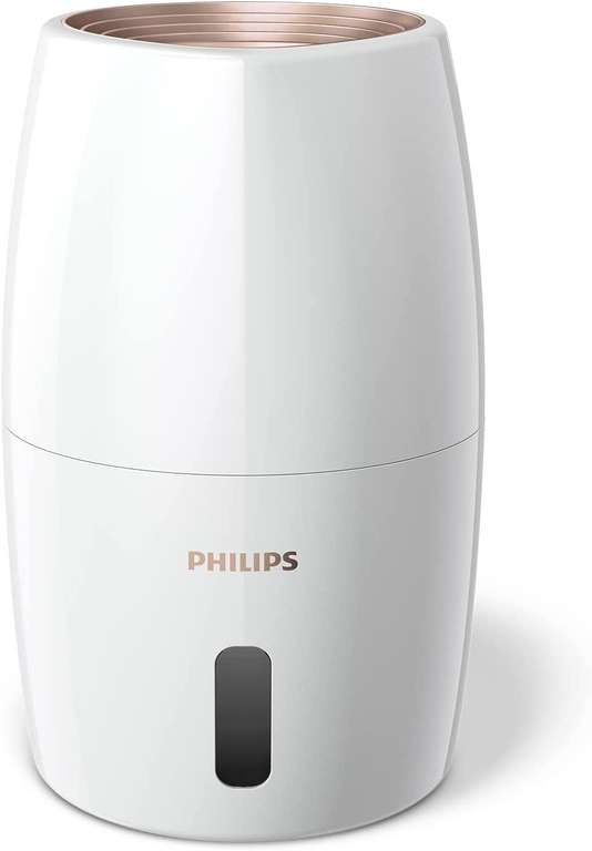 Philips Seria 2000 Nawilżacz Powietrza - Nawilżacz Pomieszczenia do 32 m², Technologia NanoCloud, 3 Prędkości, Tryb Snu (HU2716/10)