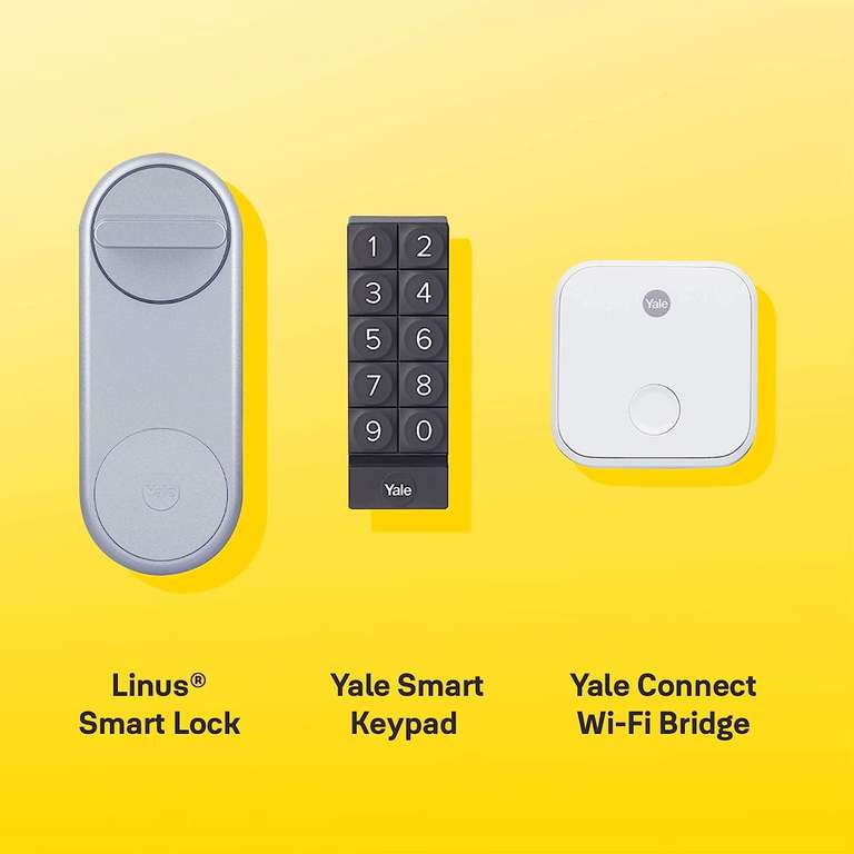 Smart zamek Yale Linus smart home ( homekit , google home )