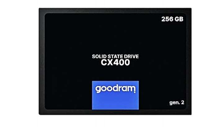 Dysk SSD Goodram CX400 256GB (a 128GB za 54,99zł)