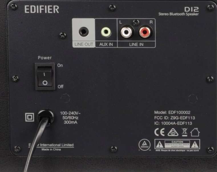 Głośnik bluetooth Edifier D12 70W czarny i biały