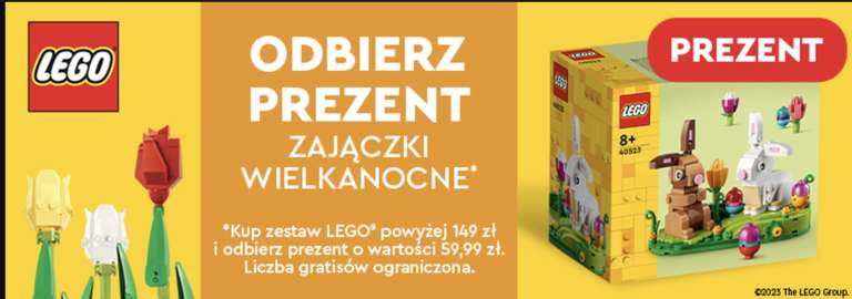 Selgros - Kup zestaw LEGO powyżej 149 zł i odbierz prezent o wartości 59,99 zł.