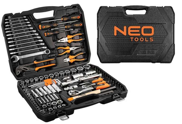 Neo Tools zestaw narzędzi 122 el. 10-196