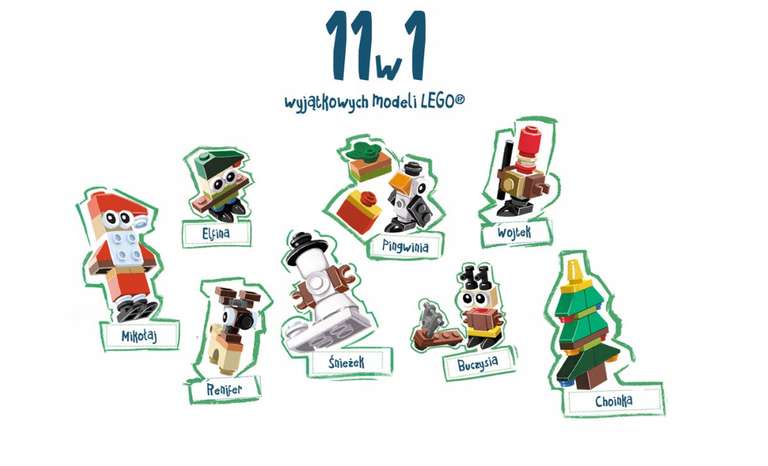 LEGO Iconic Buduj z wyobraźnią Boże Narodzenie - zestaw książek i klocki oraz inne z tym kodem, odb. os. 0zl