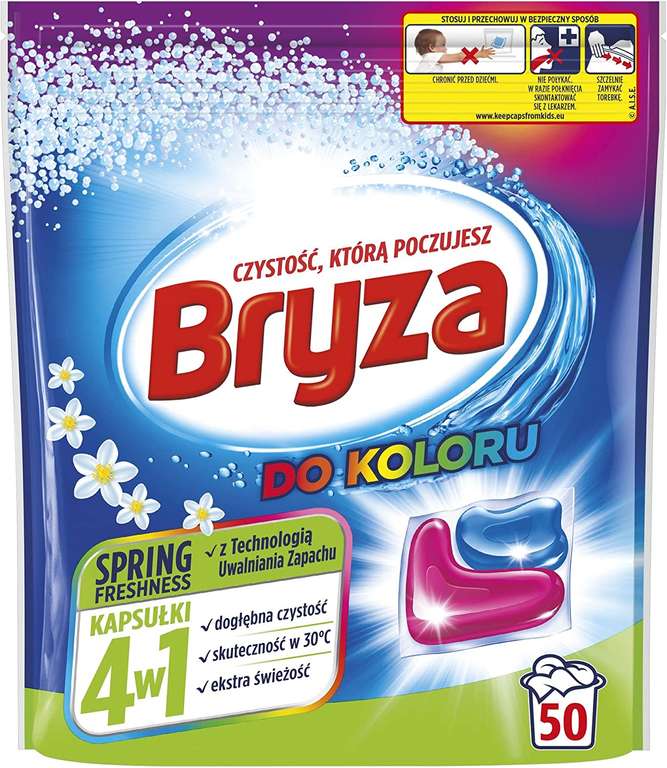 Kapsułki do prania Bryza - 50 sztuk - na amazon.pl