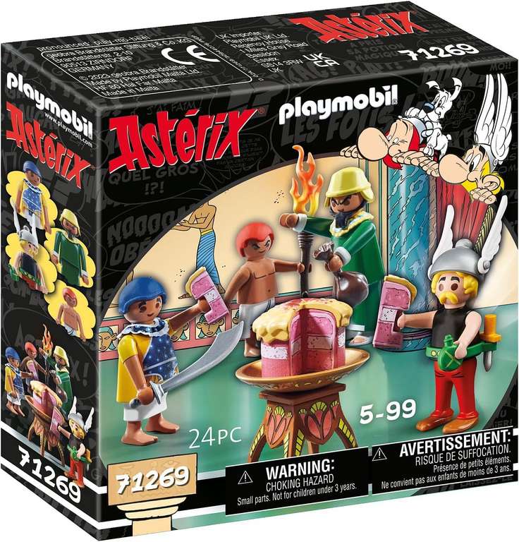 PLAYMOBIL Asterix 71269 Asteriks: Zatruty tort Piramidonisa | darmowa dostawa z Amazon Prime