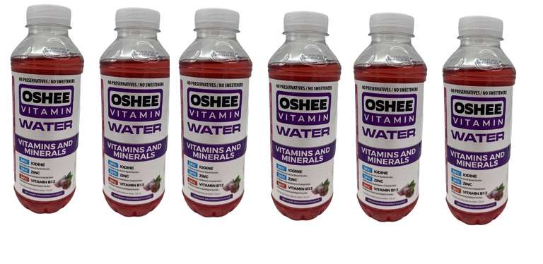 Napoje oshee m.in. Vitamin Water, Energy - wyprzedaż