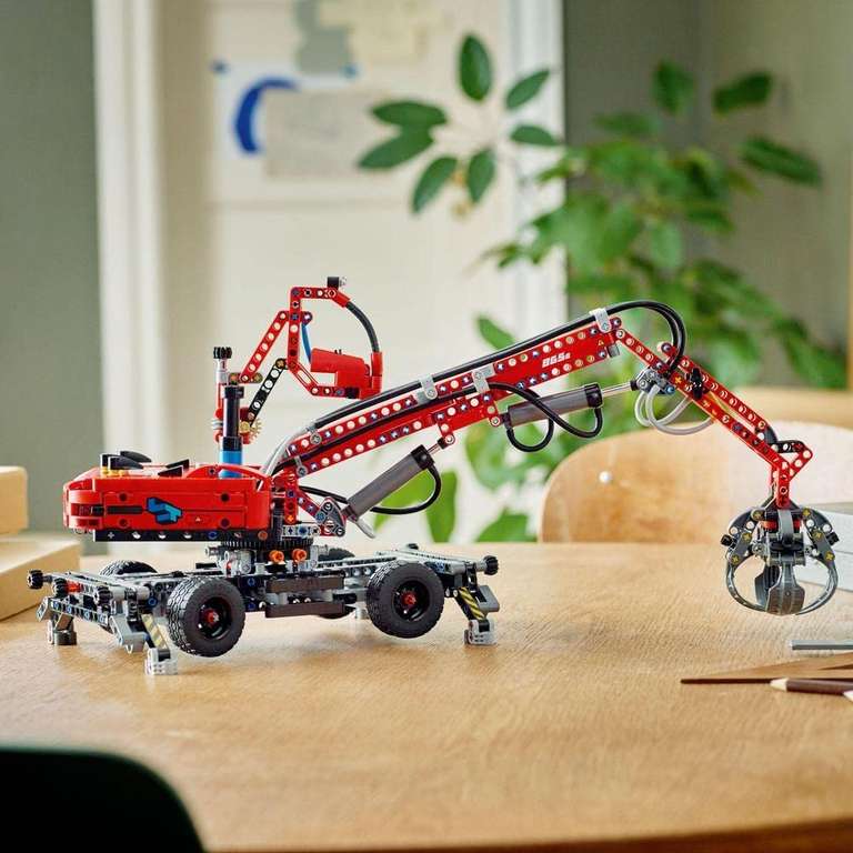 LEGO Technic Dźwig z chwytakiem 42144 - sprzedaż i wysyłka amazon.pl